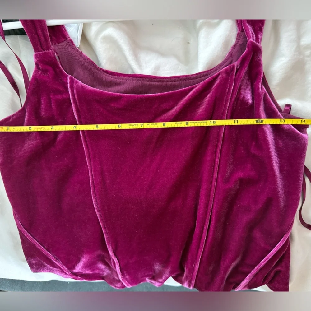 Anthropologie Velvet Corset Top - Small - Picture 10 of 10